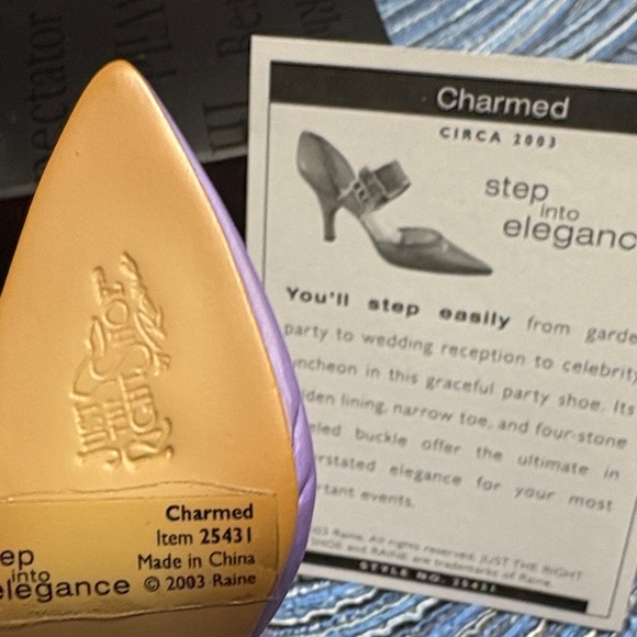 Just The Right Shoe Lavender Heels - Picture 5 of 5